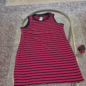 Tommy Hilfiger Red and Blue Striped Dress
